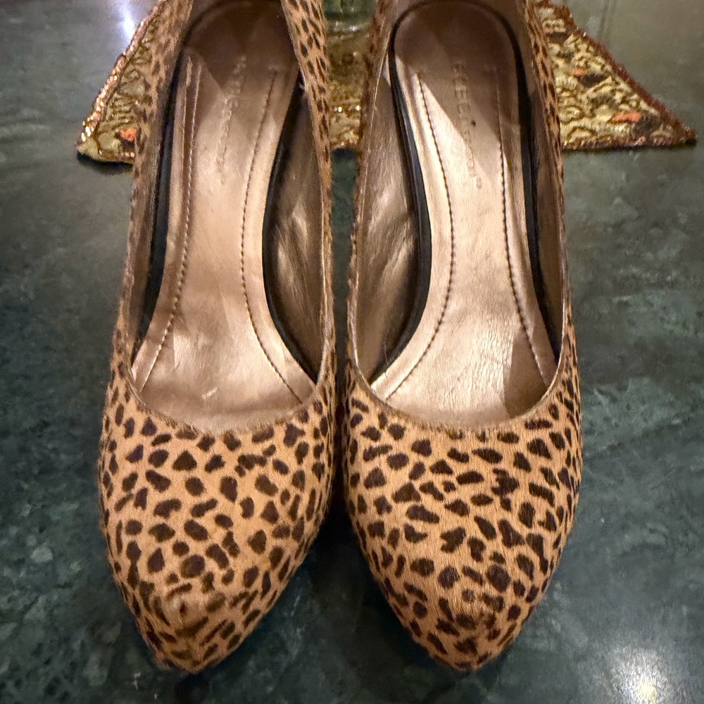 BCBGeneration Leopard Print Heels